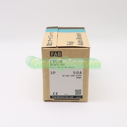 Fuji EG53B Circuit Breaker 50A 3P 1Pcs/
