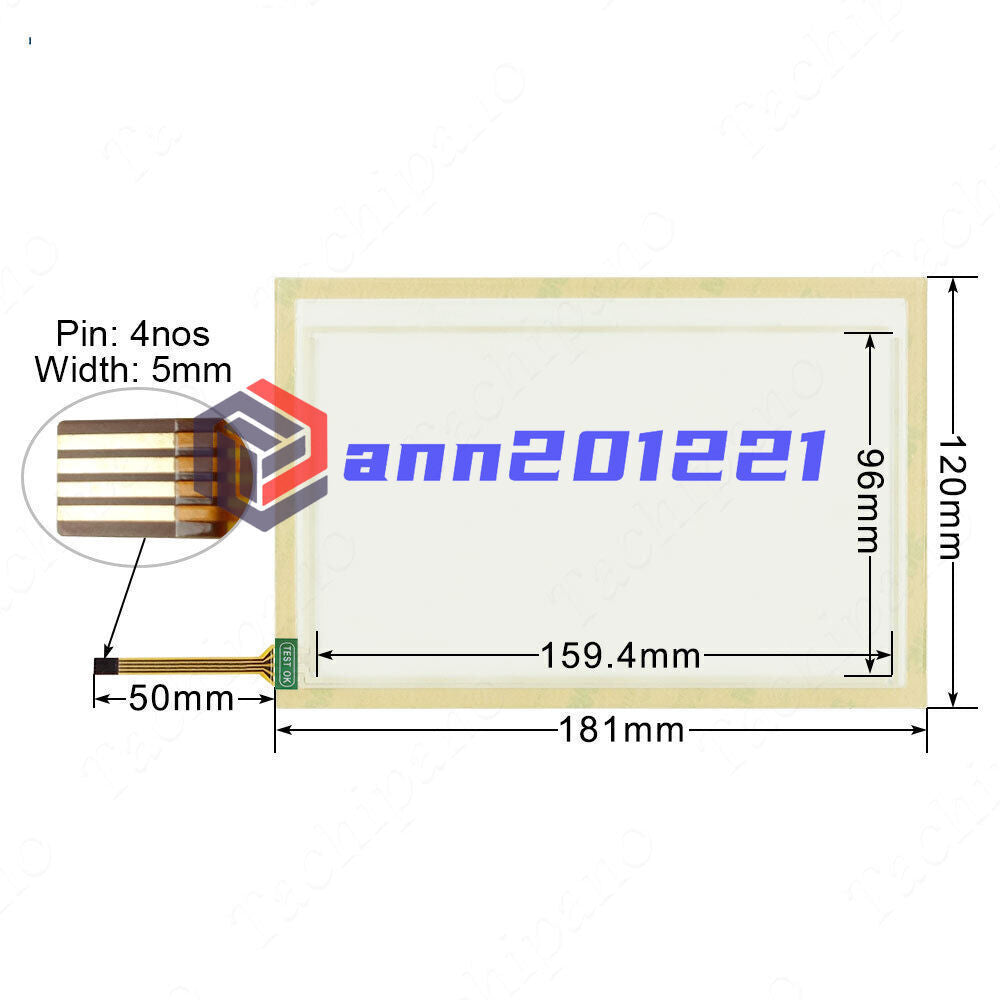 KEBA Touchscreen Panel AT-4041 Linz for KeTop T70-rqa-AKO-LK with Keypad Switch - KEBA