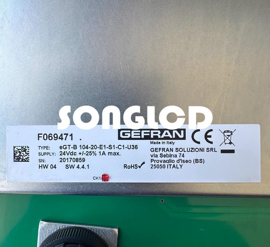 eGT-B 104-20-E1-S1-C1-U36 F069471 Fed - Reliable Performance - EGT-B
