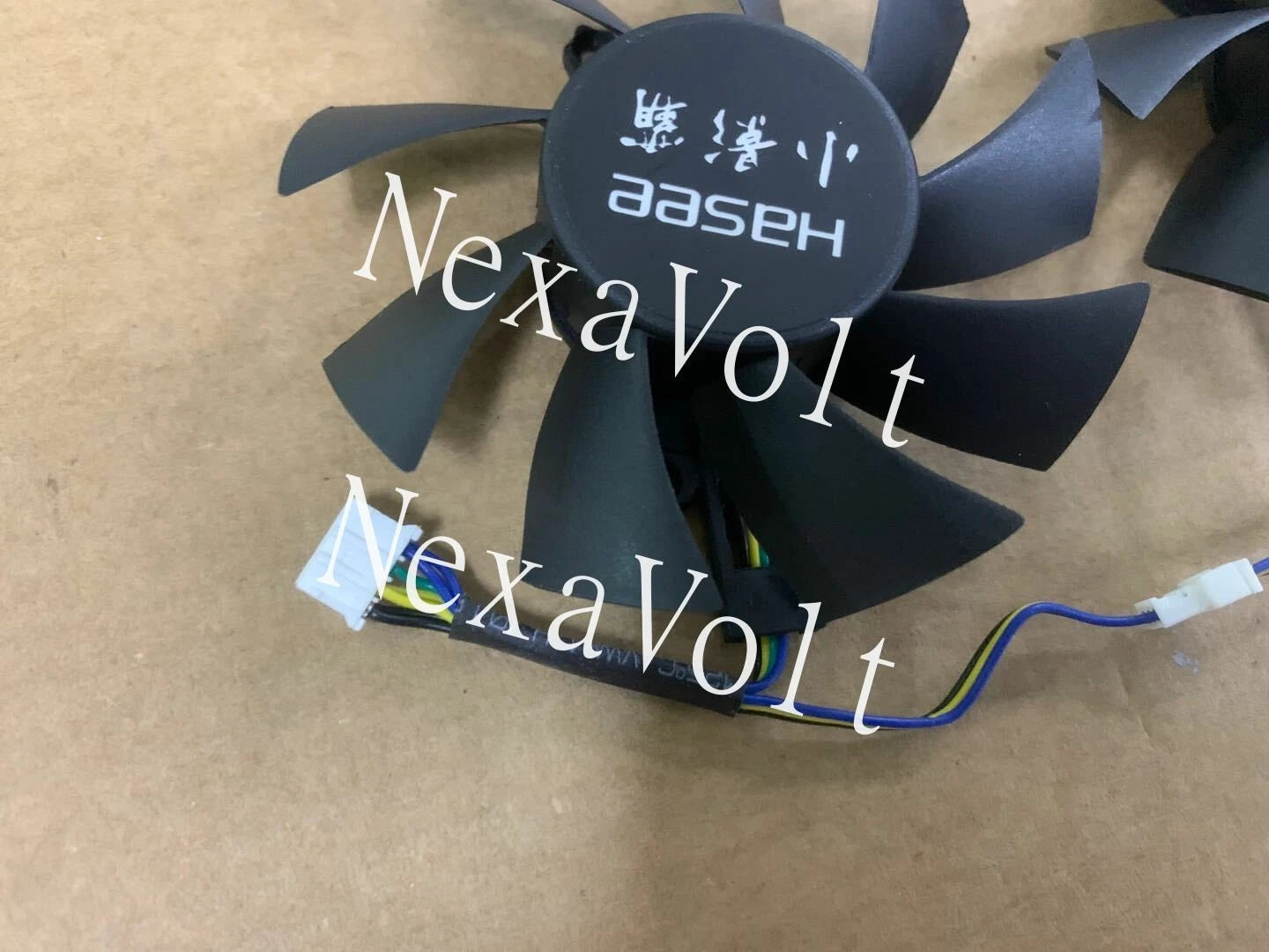 75mm EVERFLOW T128015SH Dual Fan Replacement 17mm x 46mm x 49mm 4Pin 0.32A R221