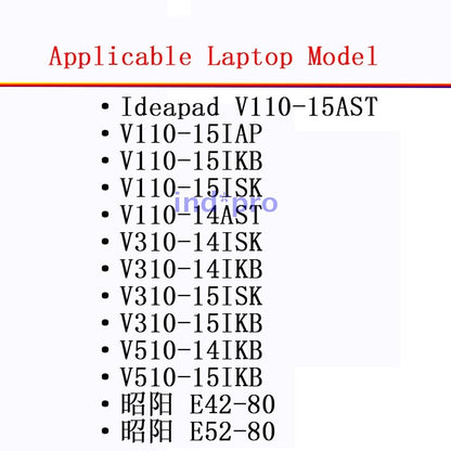new 1PCS L15L3A02 Laptop Battery 10.8V 2200mAh For Ideapad V110-15AST V510-15IKB
