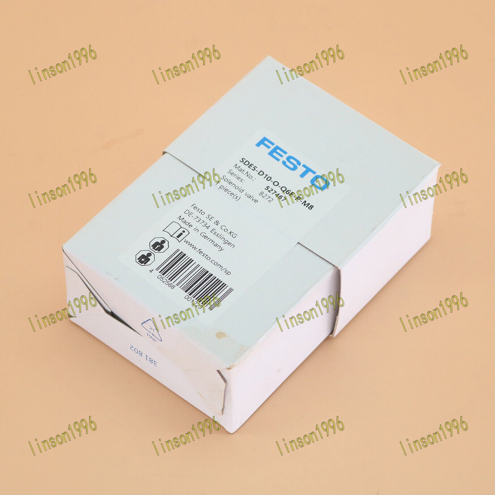 New FESTO Pressure Switch SDE5-D10-O-Q6E-P-M8 | 1-Year Warranty - FESTO