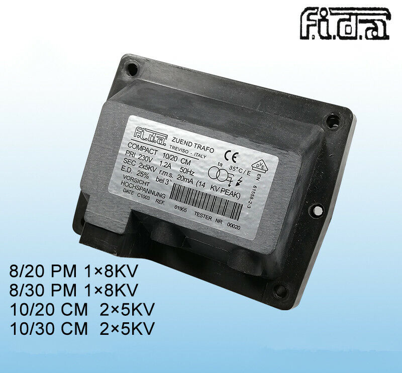 new FIDA high voltage package ignition transformer 8/20PM 8/30PM 10/20CM 10/30CM