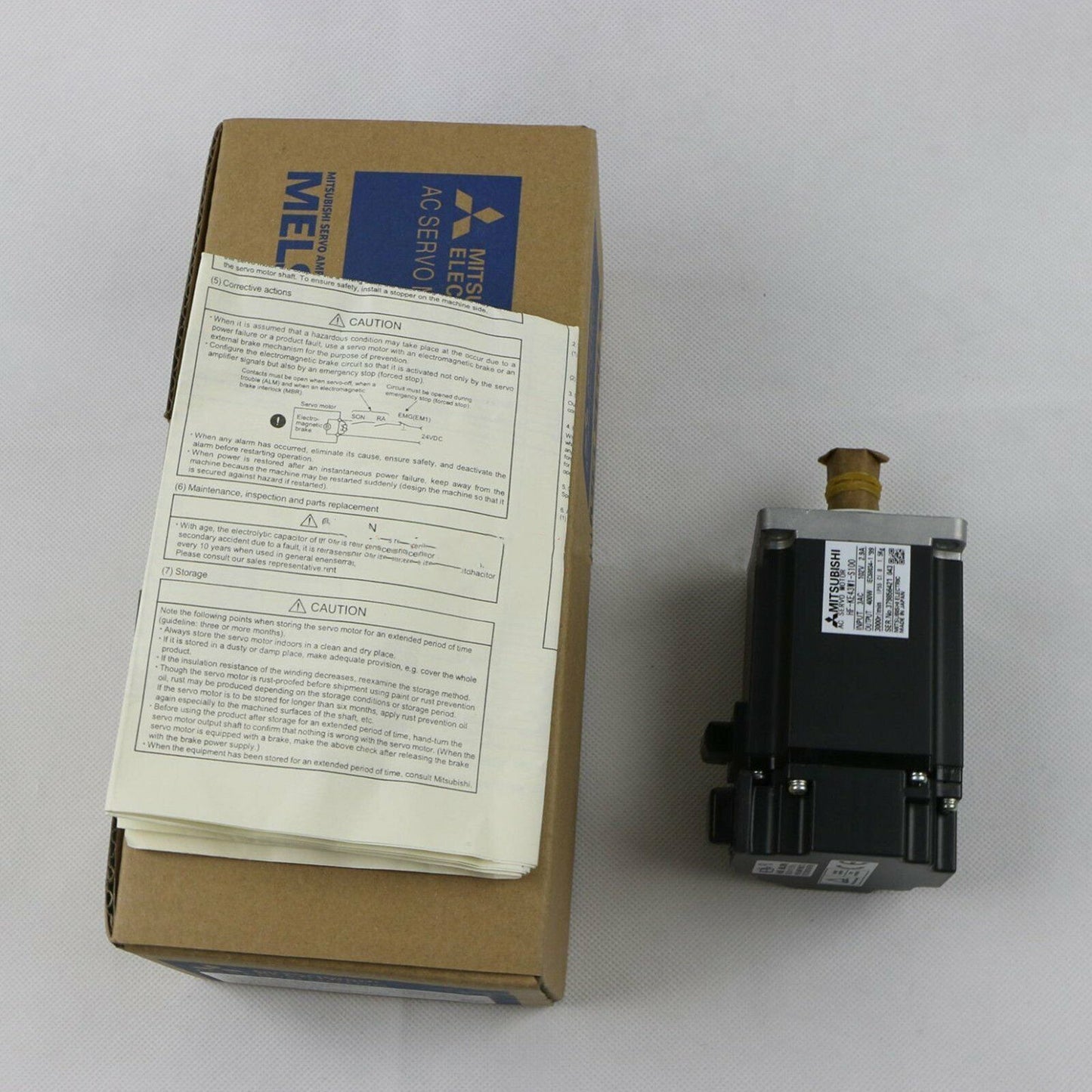 Mitsubishi AC SERVO MOTOR HF-KE43W1-S100 - MITSUBISHI