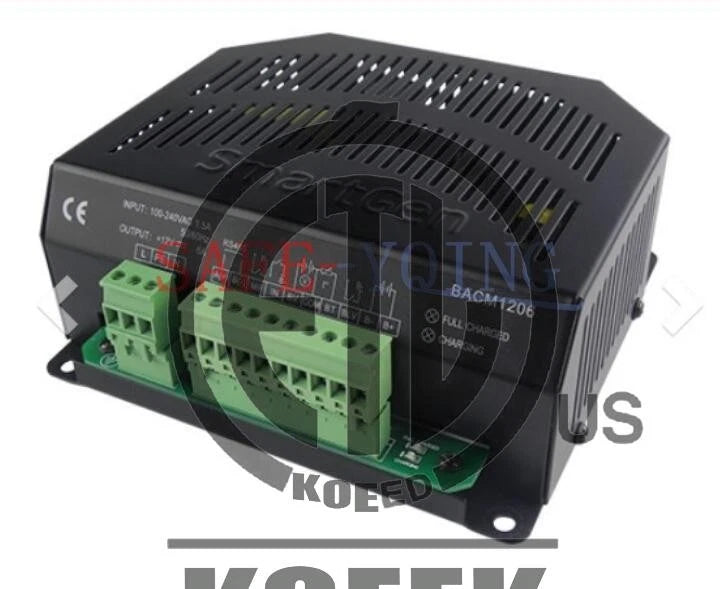 SmartGen BACM1206 Auto Battery Charger 12V for Lead-acid Engine Starter Battery