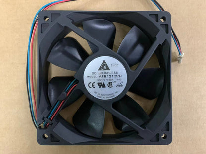 new DELTA AFB1212VH fan 120*120*25mm 12V 0.60A 3pin 12cm DC double ball bearing fan