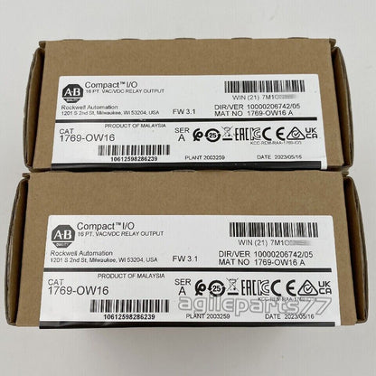 CompactLogix Relay Output Module AB 1769-OW16 New Factory Sealed - COMPACTLOGIX