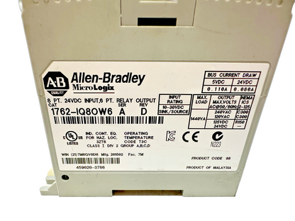 used Allen Bradley 1762-IQ8OW6 MicroLogix Module - KOEED