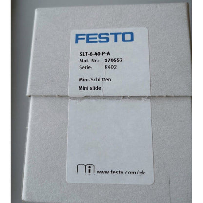 FESTO Slide Cylinder - SLT-6-40-P-A - FESTO