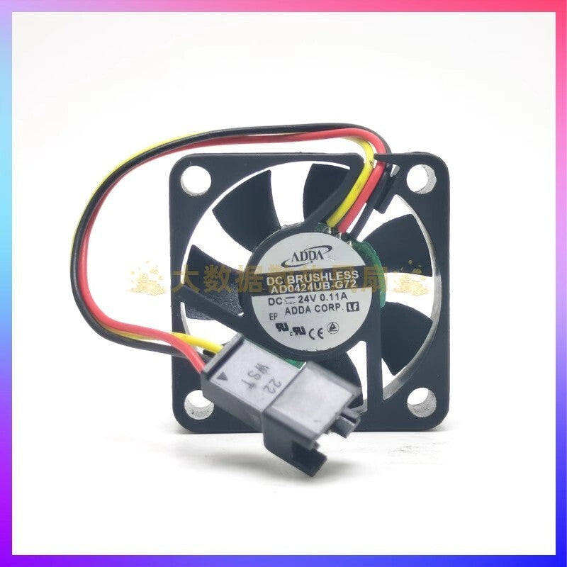 ADDA AD0424UB-G72 DC24V 0.11A 4010 3-Pin Inverter Cooling Fan