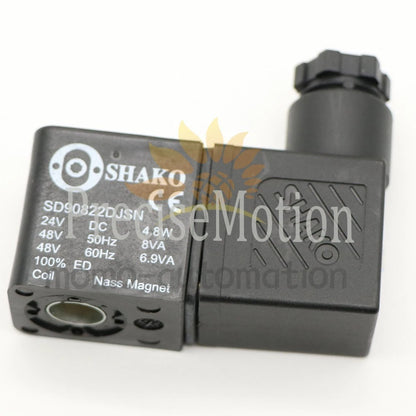 1PCS For SHAKO Solenoid Valve Coil SD90822DJSN DC24V