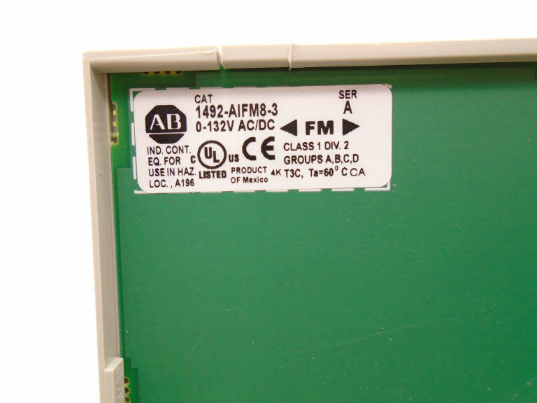 Allen Bradley 1492-AIFM8-3 Series A PLC Module | Industrial Automation Solutions - ALLEN BRADLEY