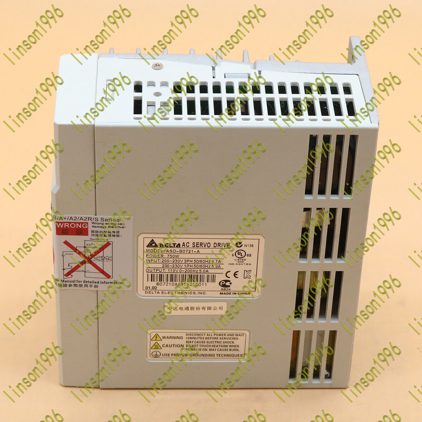 Delta AC Servo Drive ASD-B0721-A SPOT STOCK - DELTA