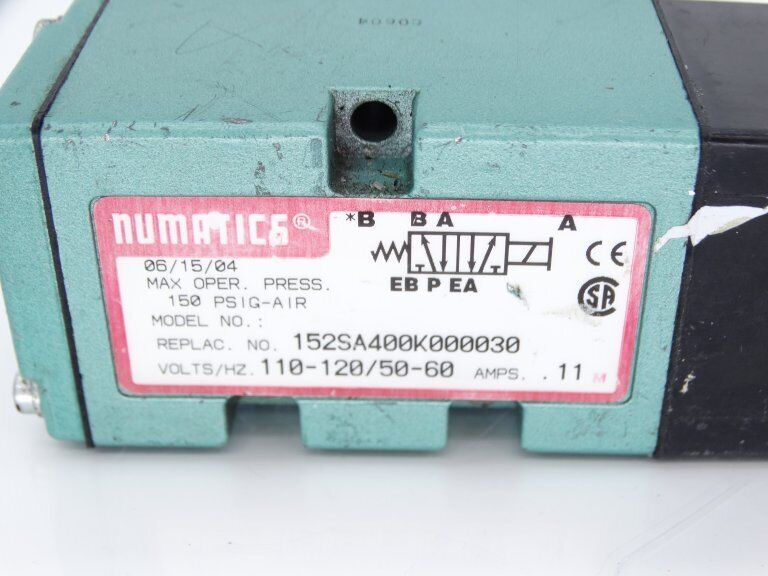 ASCO 152SA400K Valve - ASCO