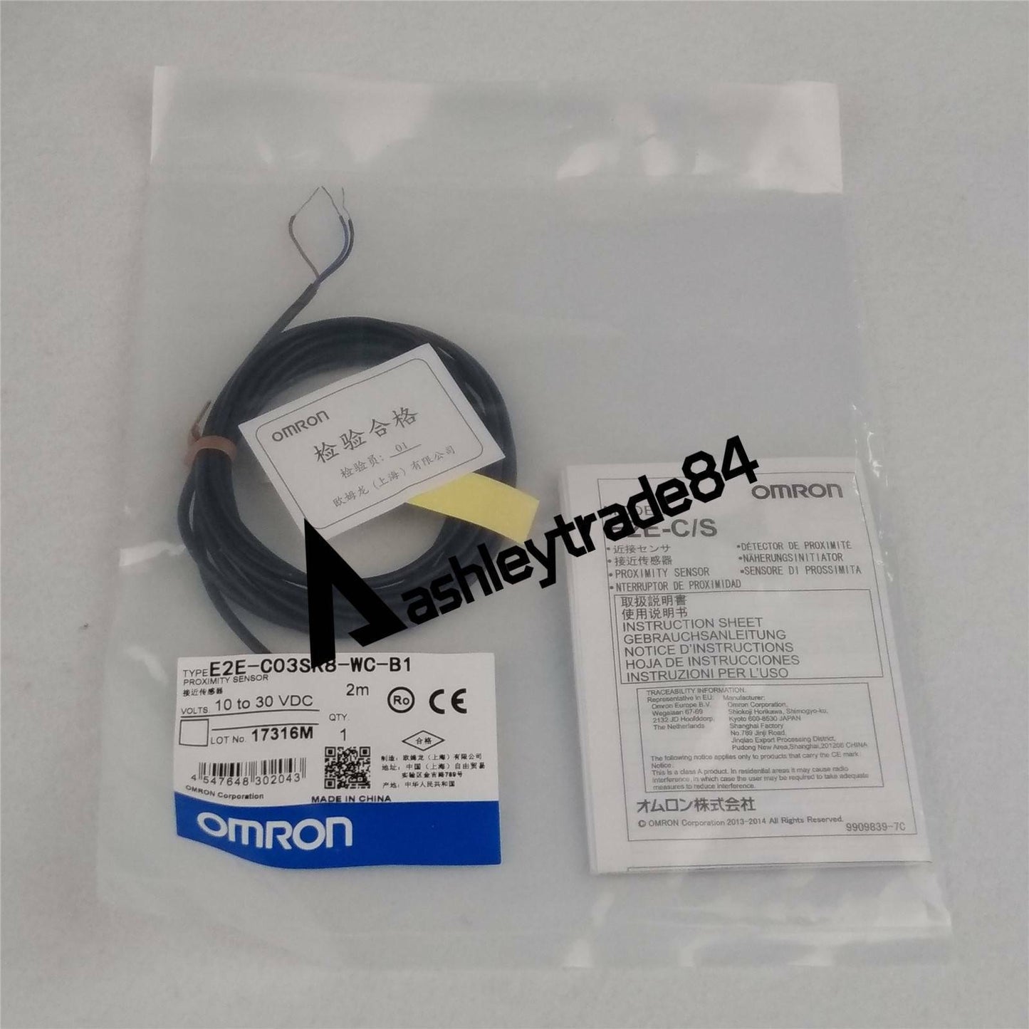 OMRON PROXIMITY SWITCH E2E-C03SR8-WC-B1 - OMRON