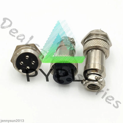 GX16/GX20/GX12 Ation Plug Male&Female Wire Panel Metal Connector 2/3/4/5/6Pin
