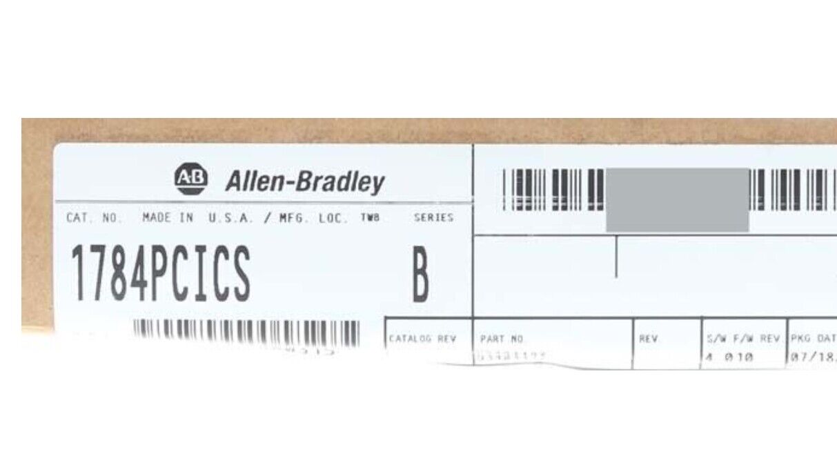 Allen Bradley CONTROLNET PCI BUS SCANNER AND MESSAGING - ALLEN BRADLEY