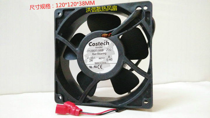 1pcs  Costech D12B05SWB ZOO DC24V 0.40A 12038 120mm inverter fan