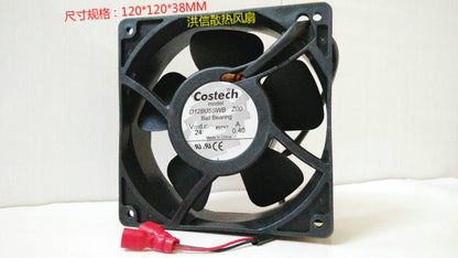 1pcs  Costech D12B05SWB ZOO DC24V 0.40A 12038 120mm inverter fan