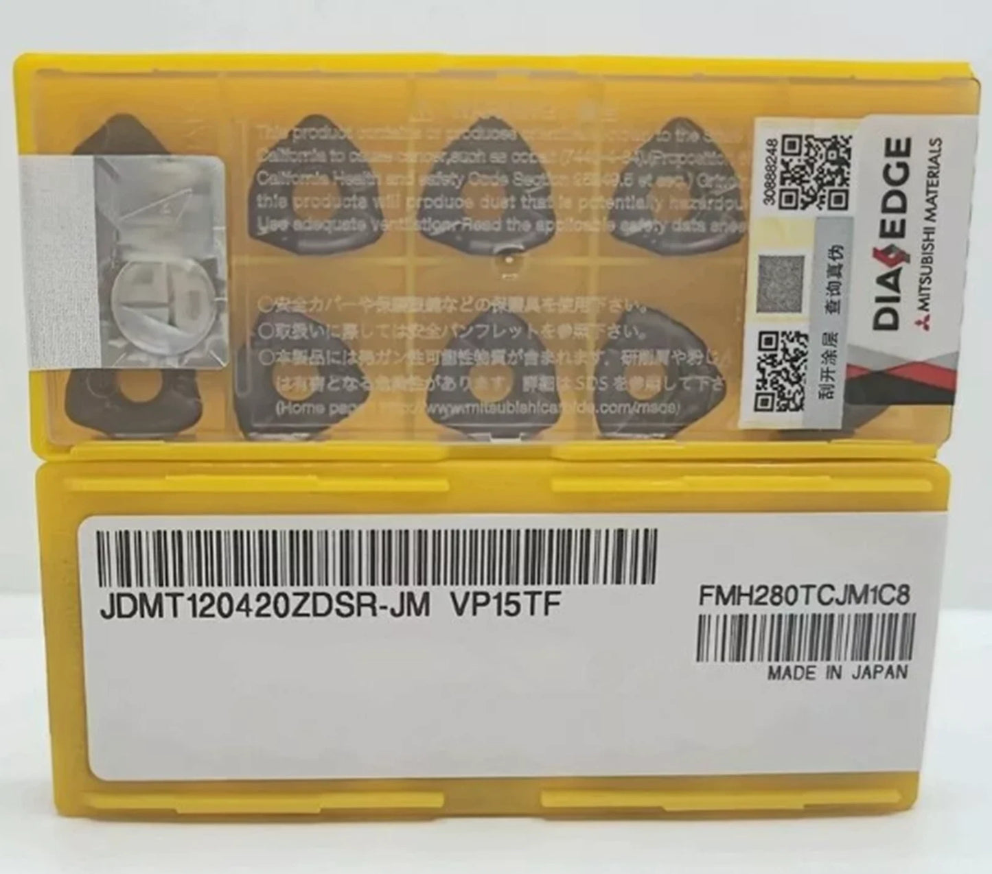 10PCS/ MITSUBISHI JDMT120420ZDSR-JM VP15TF CNC Blade#I