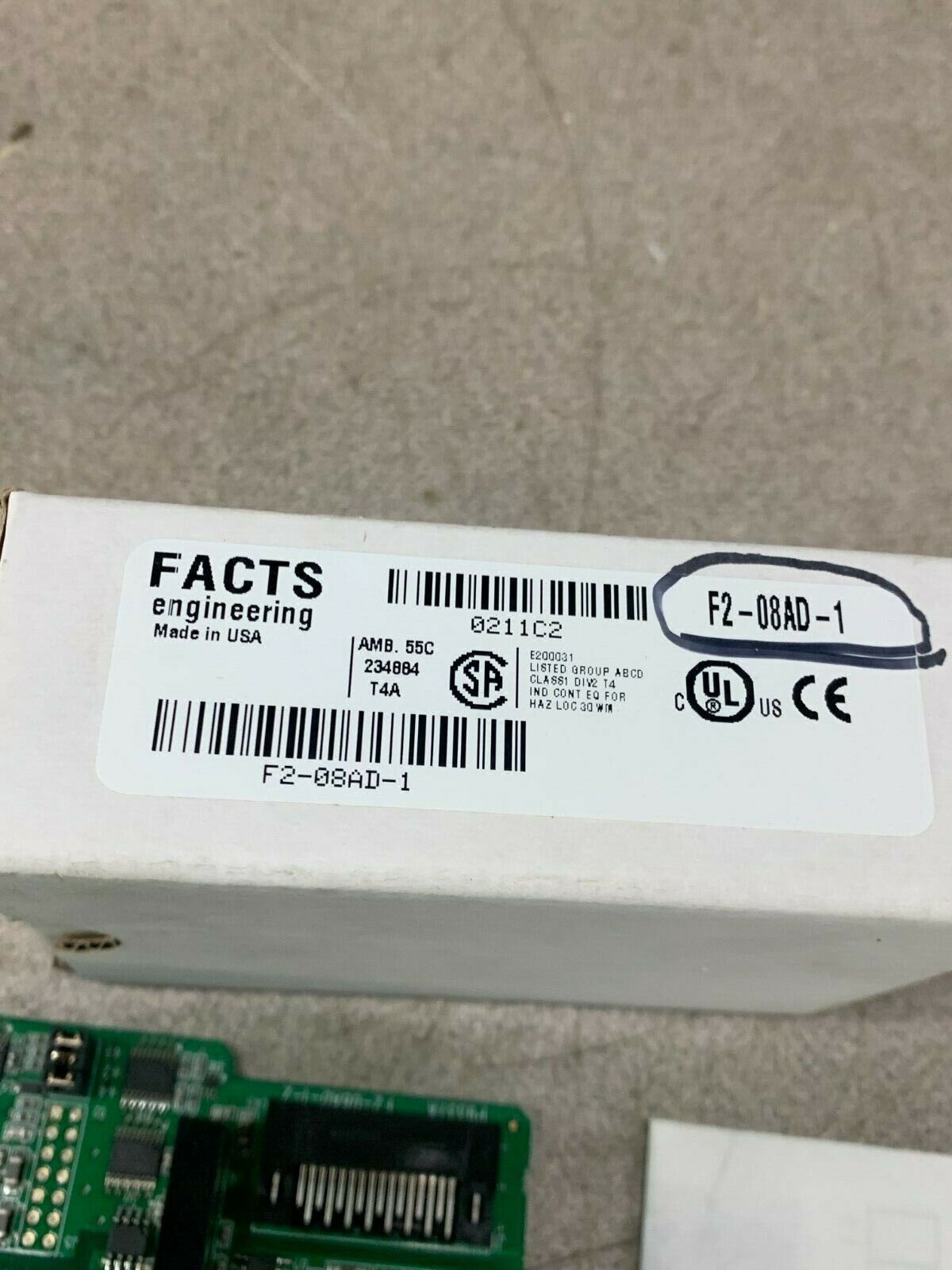 Facts Engineering 8ch Input Module F2-08ad-1 - FACTS ENGINEERING