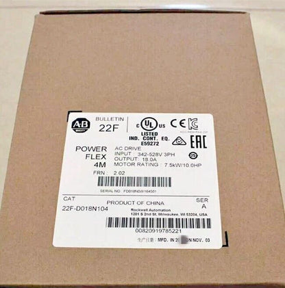 Allen-Bradley PowerFlex 4M 7.5 kW AC Drive - ALLEN-BRADLEY