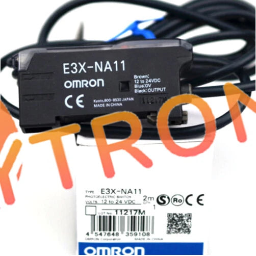 Omron E3X-NA11 2M Photoelectric Sensors 12-24VDC Amplifier Unit, FREE SHIP