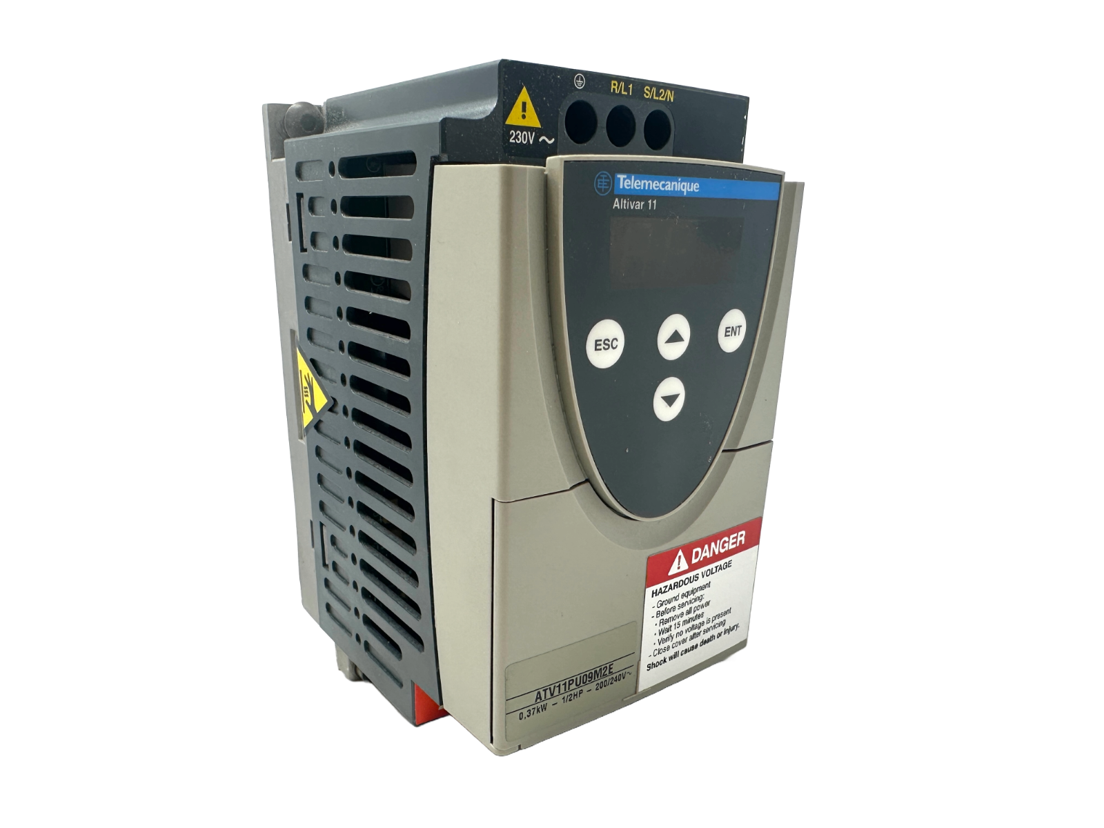 used Telemecanique ATV11PU09M2E Altivar 11 Variable Speed Drive - TELEMECANIQUE
