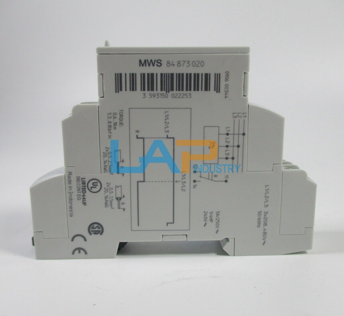 new 1PCS  FOR Crouzet Phase Sequence Relay MWS 84873020