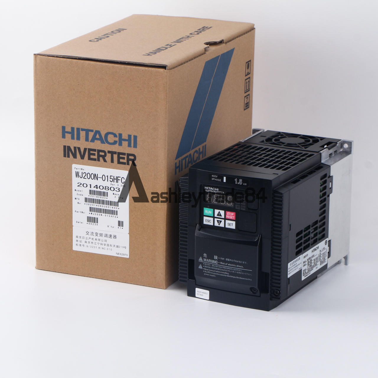 1.5 KW HITACHI Inverter WJ200N-015HFC new product - HITACHI