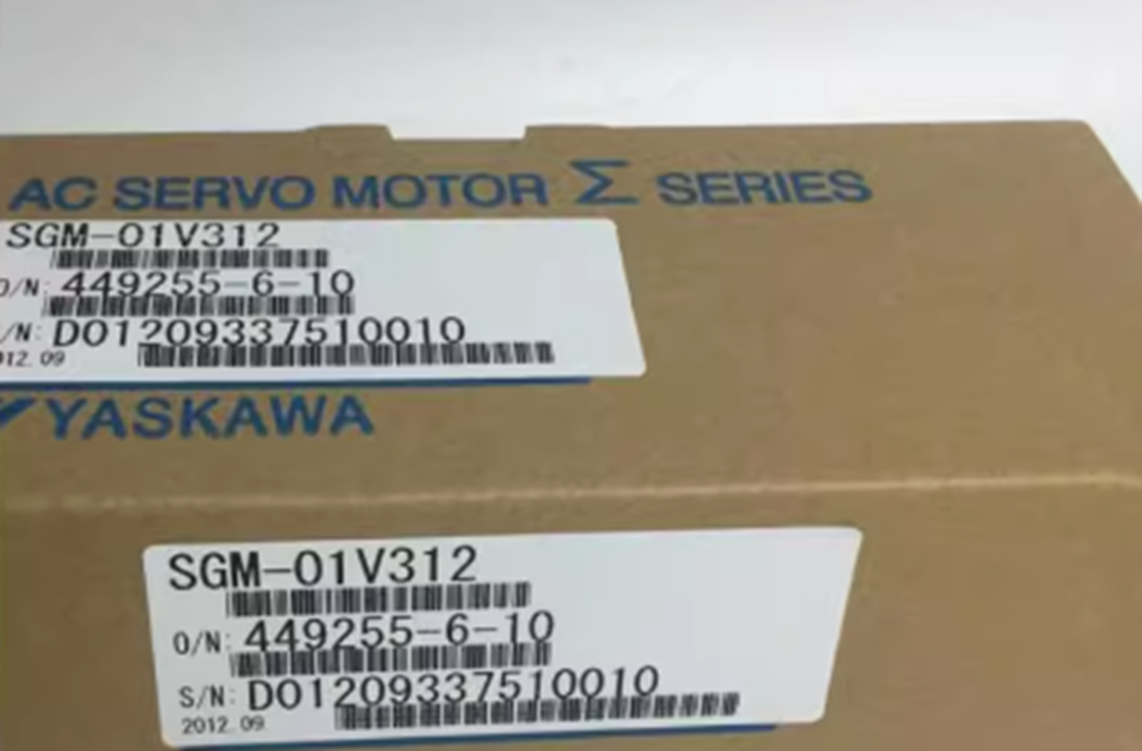 New AC SERVO MOTOR SGM-01V312 | Premium industrial motor with advanced features - AC SERVO MOTOR