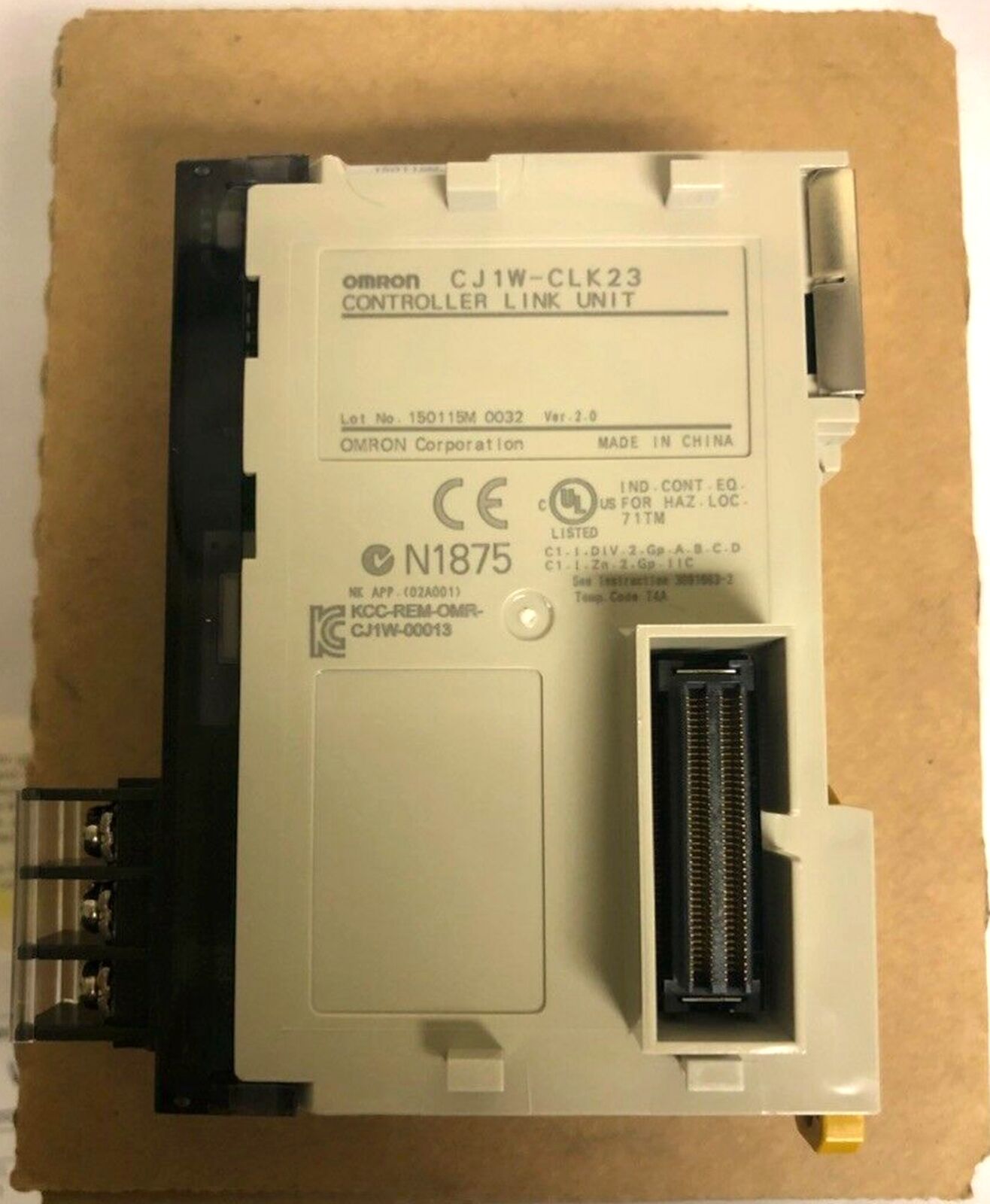 Omron CJ1W-CLK23 PLC Motion Switch with 230V AC Input - OMRON