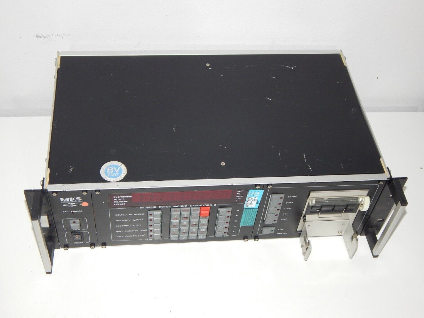 used MKS Instruments SRG-2 Spinning Rotor Vacuum Gauge Controller - MKS INSTRUMENTS