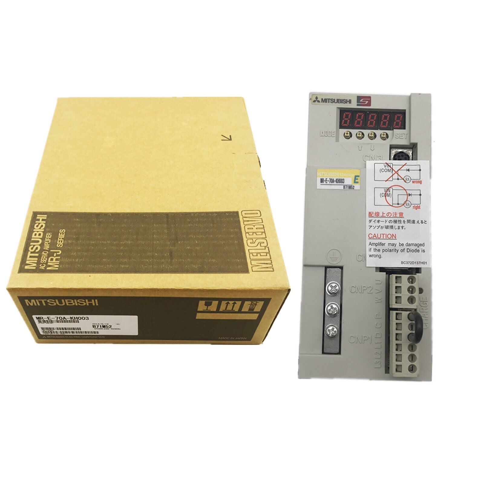 Mitsubishi MR-E-70A-KH003 Servo Drive | High-Performance Servo Motor Controller - MITSUBISHI