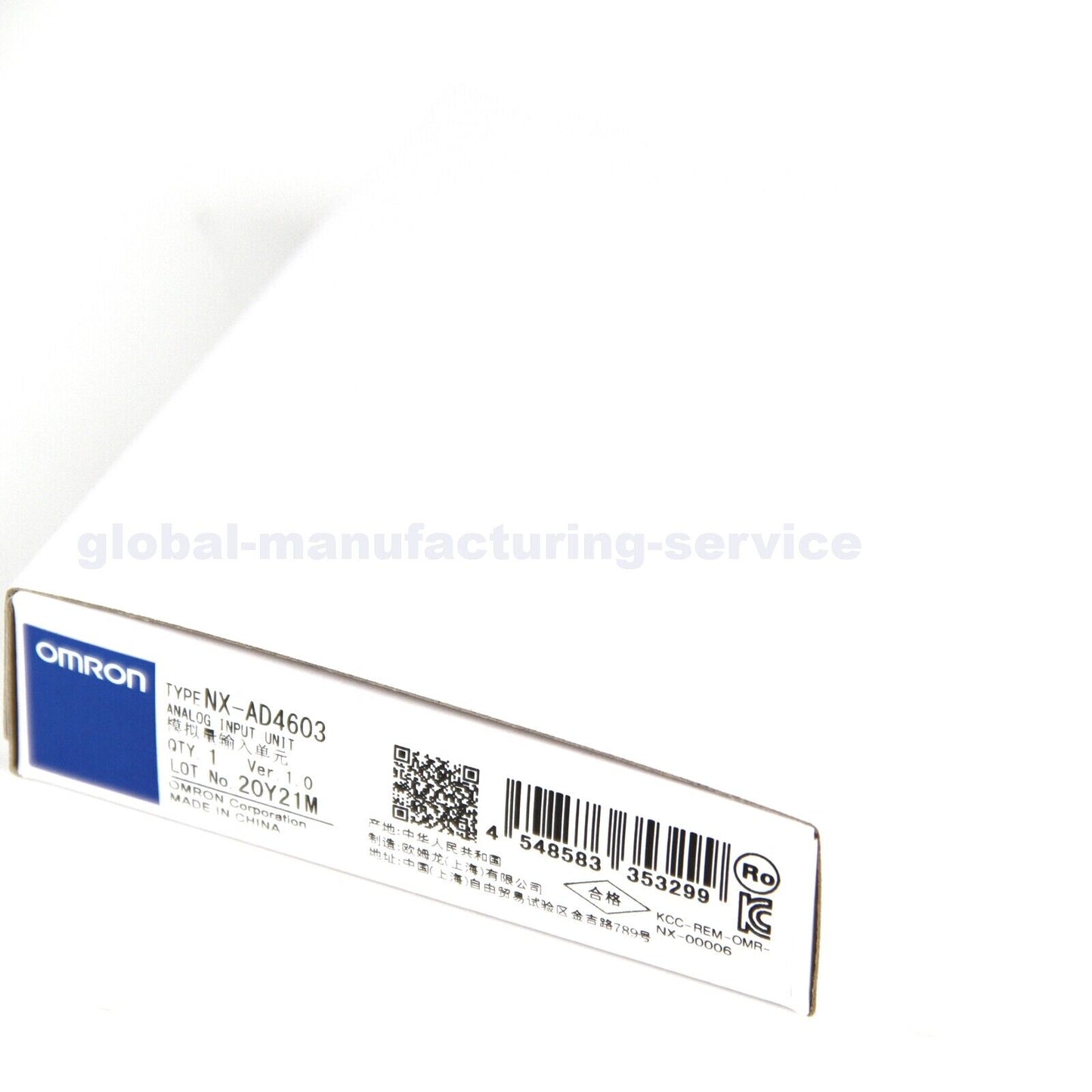 OMRON NX-AD4603 Analog Input Unit NX-AD4603 - OMRON