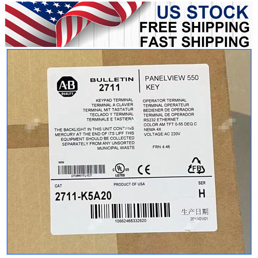 1pc allen bradley ser h 2711-k5a20 new in box frn 4.46 2711k5a20 - ALLEN BRADLEY