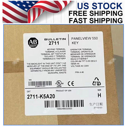 1pc allen bradley ser h 2711-k5a20 new in box frn 4.46 2711k5a20 - ALLEN BRADLEY