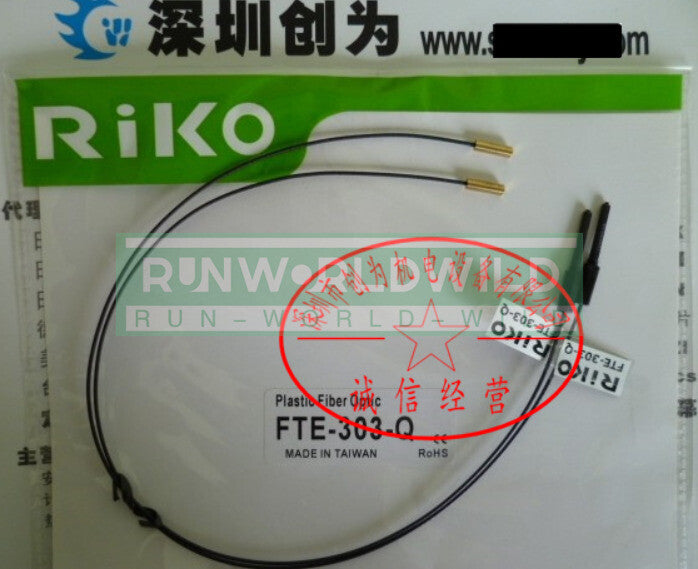 1PCS For RIKO Fiber Optic Sensor FTE-303-Q