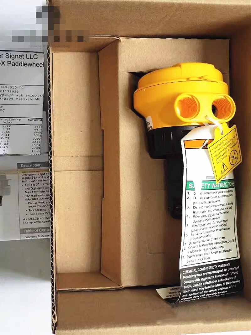 new 1pcs +GF+ Signet Integrated Rotating Wheel Flowmeter Sensor Probe 3-2537-6C-P1 - SIGNET