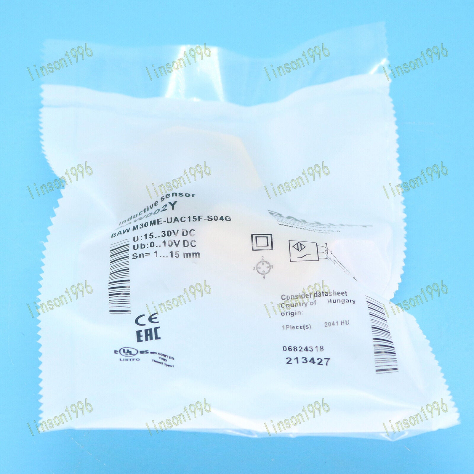 1PC BAW M30ME-UAC15F-S04G Balluff Proximity Switch Fast Shipped - BALLUFF