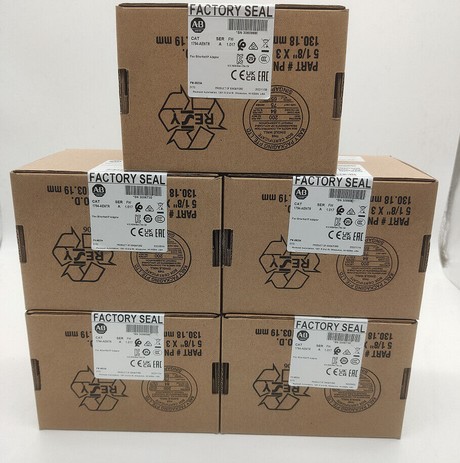 New Factory Sealed AB 1794-AENTR SER A Flex EtherNet/IP Adapter 1794AENTR US - KOEED