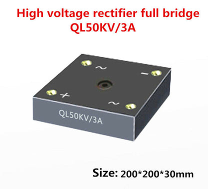 new 1pcs QL50KV/3A High Voltage Rectifier Single-phase Full Bridge 50KV3A Diode ~nS - OMRON