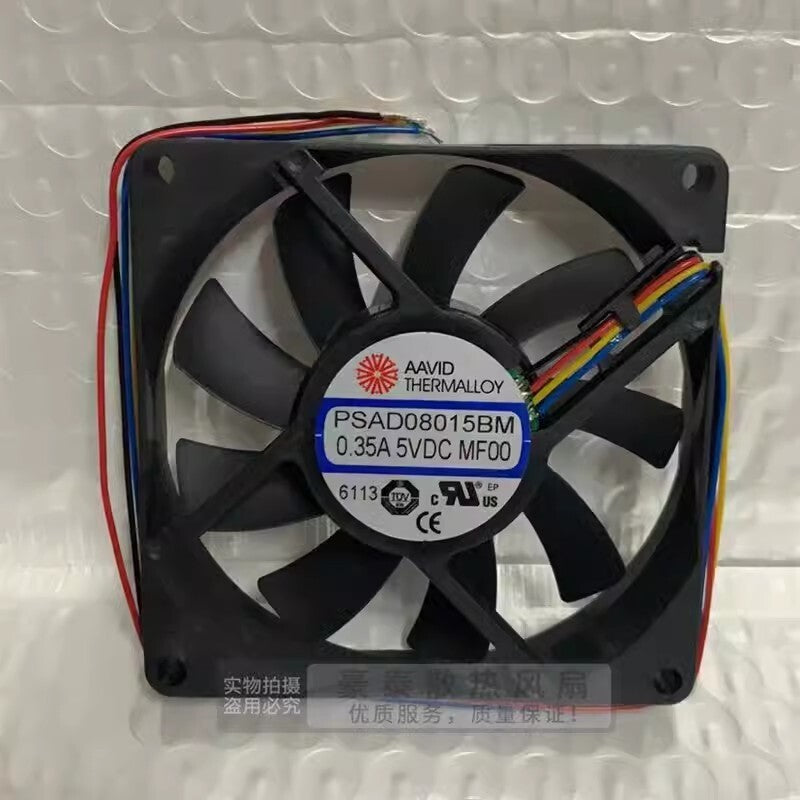 1PCS PSAD08015BM DC5V 0.35A 4-Wire Silent Cooling Fan