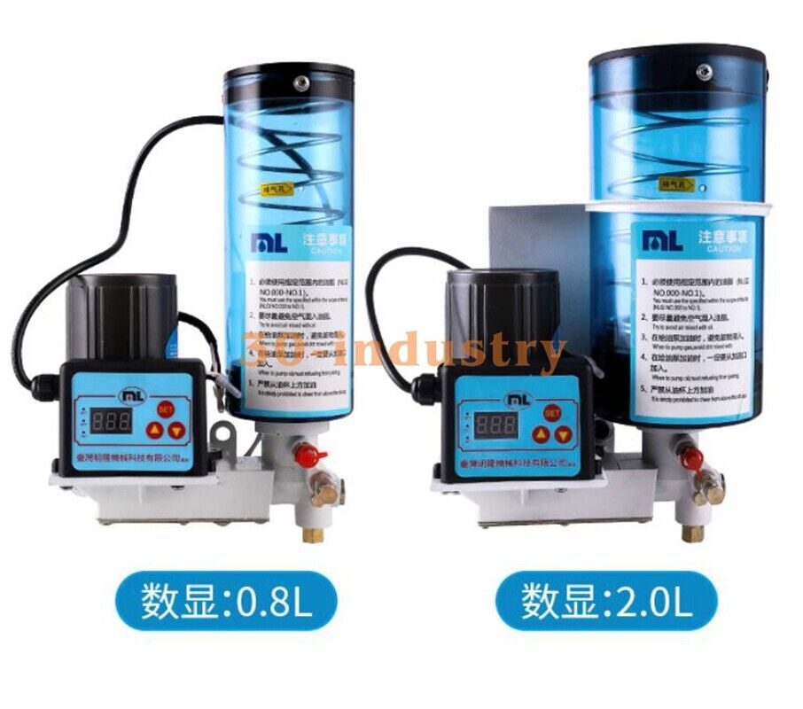 0.8L/2.0L Automatic Grease Pump - CNC 15W 24V/240V Lubricator - KOEED