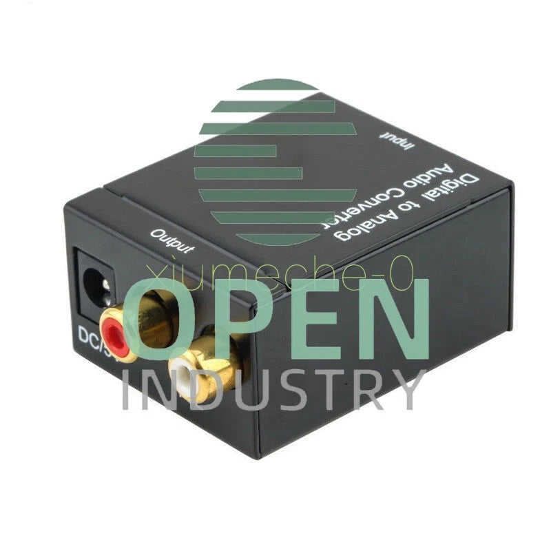 Optical Coaxial Toslink Digital to Analog Audio Converter Adapter RCA L/R 3.5mm
