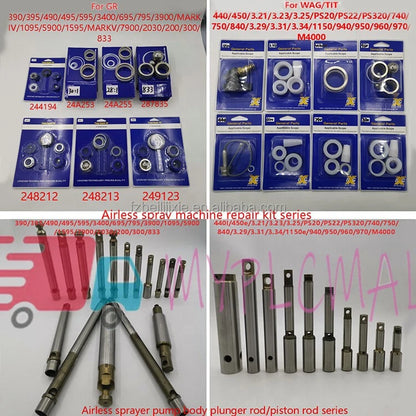 145CC 180CC Airless sprayer pump Nut CARTRIDGE 197326 for X40 X46 X50 X70