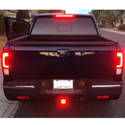 new 12 LED Tow Rear Tail Stop Brake Light 12V 2" Trailer Hitch Cover Light