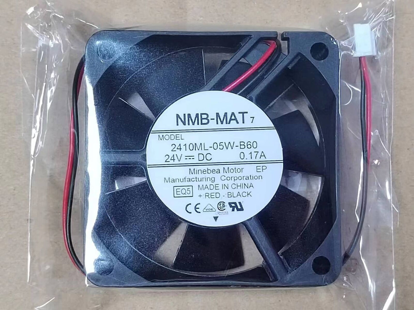 24V 0.17A 60mm 2-wire inverter fan - NMB
