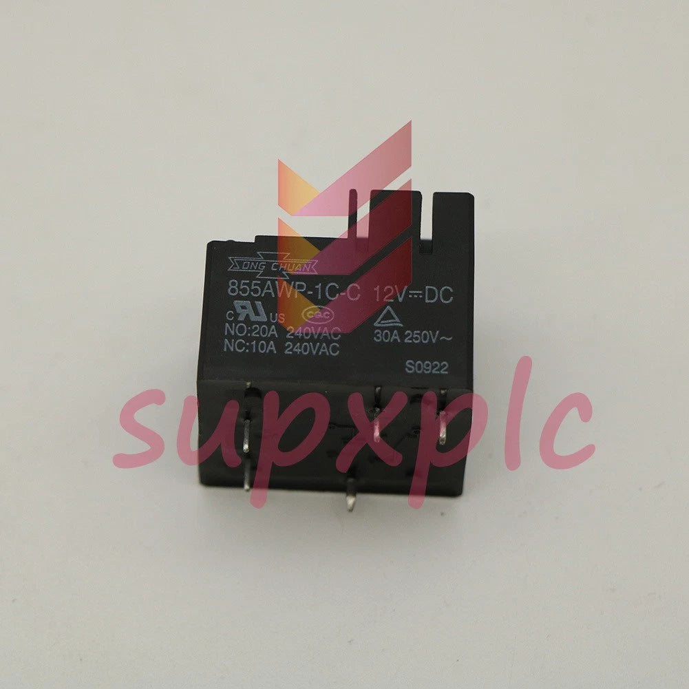 10PCS SONG CHUAN 855AWP-1C-C 12VDC Power Relay 12VDC 5Pin 20A 240VAC
