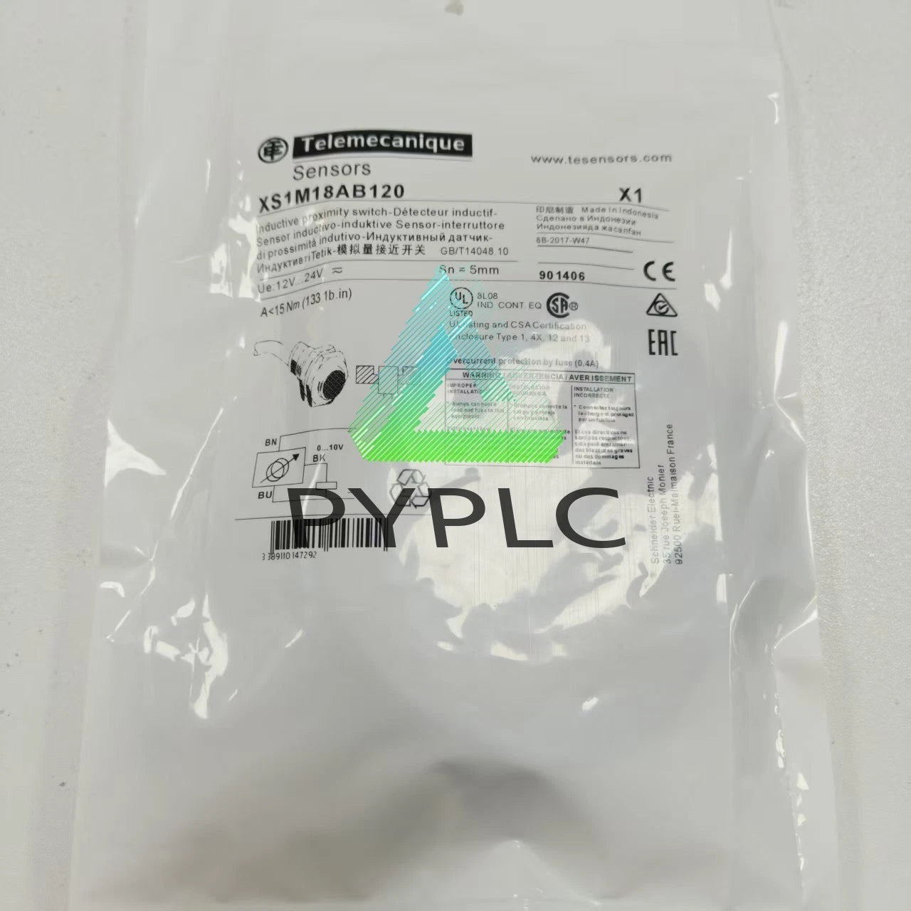 1 Pcs XS1M18AB120 Proximity Switch Sensor FAST SHIPPING